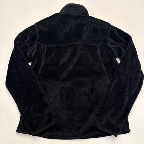 Patagonia Fleece Sweater Womens Size M Black Re-Tool Snap T Pullover Jacket - Picture 7 of 12