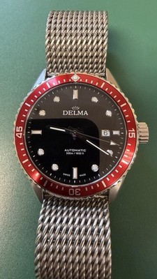 Delma Cayman Diver 500 Meter  Automatik-Swiss Made-Top Zustand-NP 1375 Euro