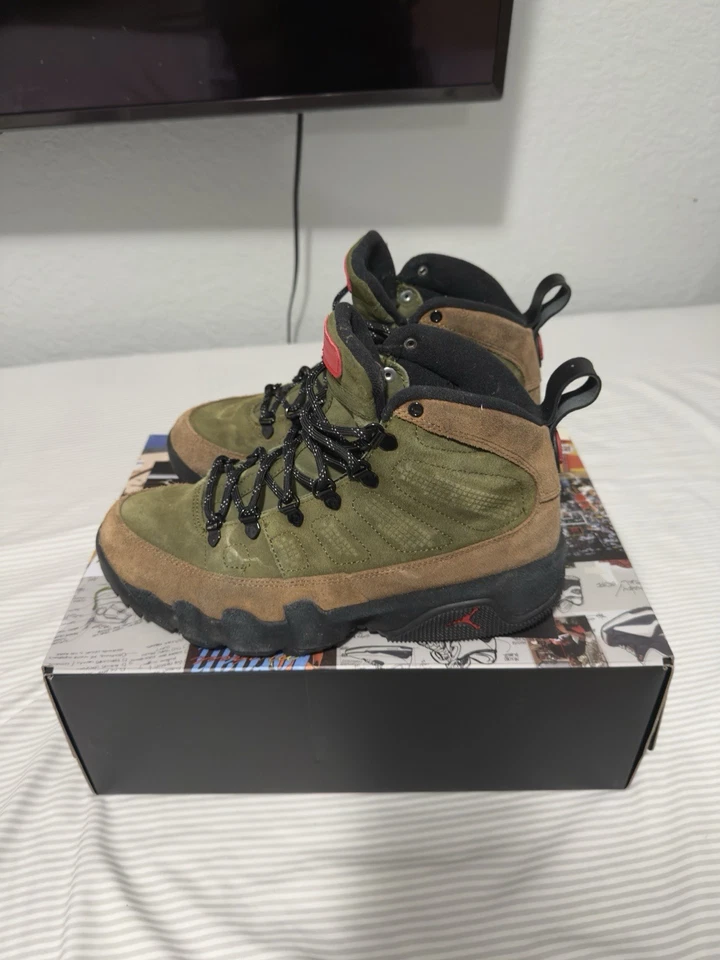 BOTA RETRO JORDAN 9 NRG 'CARNE DE RES Y BRÓCOLI' Foto 3 de 4