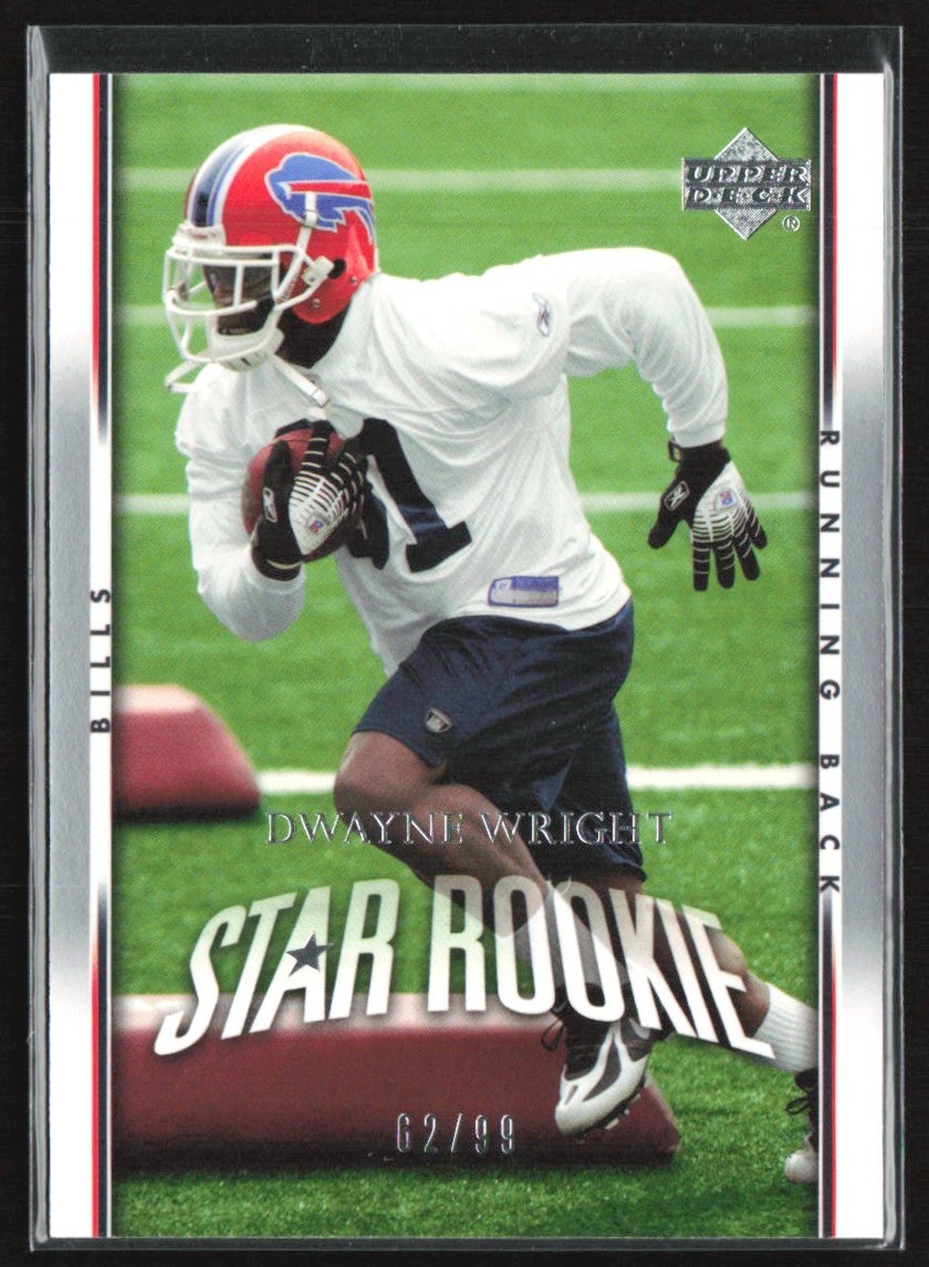 Dwayne Wright 2007 Upper Deck Silver RC /99 #213 Buffalo Bills