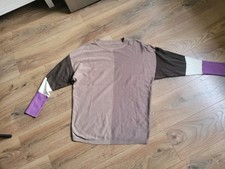 Damen Pullover BOYSEN'S 40/42 taupe colorblocking