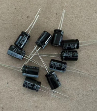 10pcs Rubycon 220uf 25v Radial Electrolytic Capacitors Low ESR / Replacing 16v