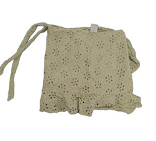 Target Skirt Size AUS 8 Mini Tie Embroided Green Floral