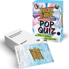 Lyrics Pop Quiz Pop Quiz 90s & 2000s Music Trivia Game Party Family Card Game