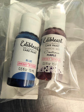 REDUCED: 2 x Mixed Colours Edible Art Paint 15ml - Passed Best Before Date