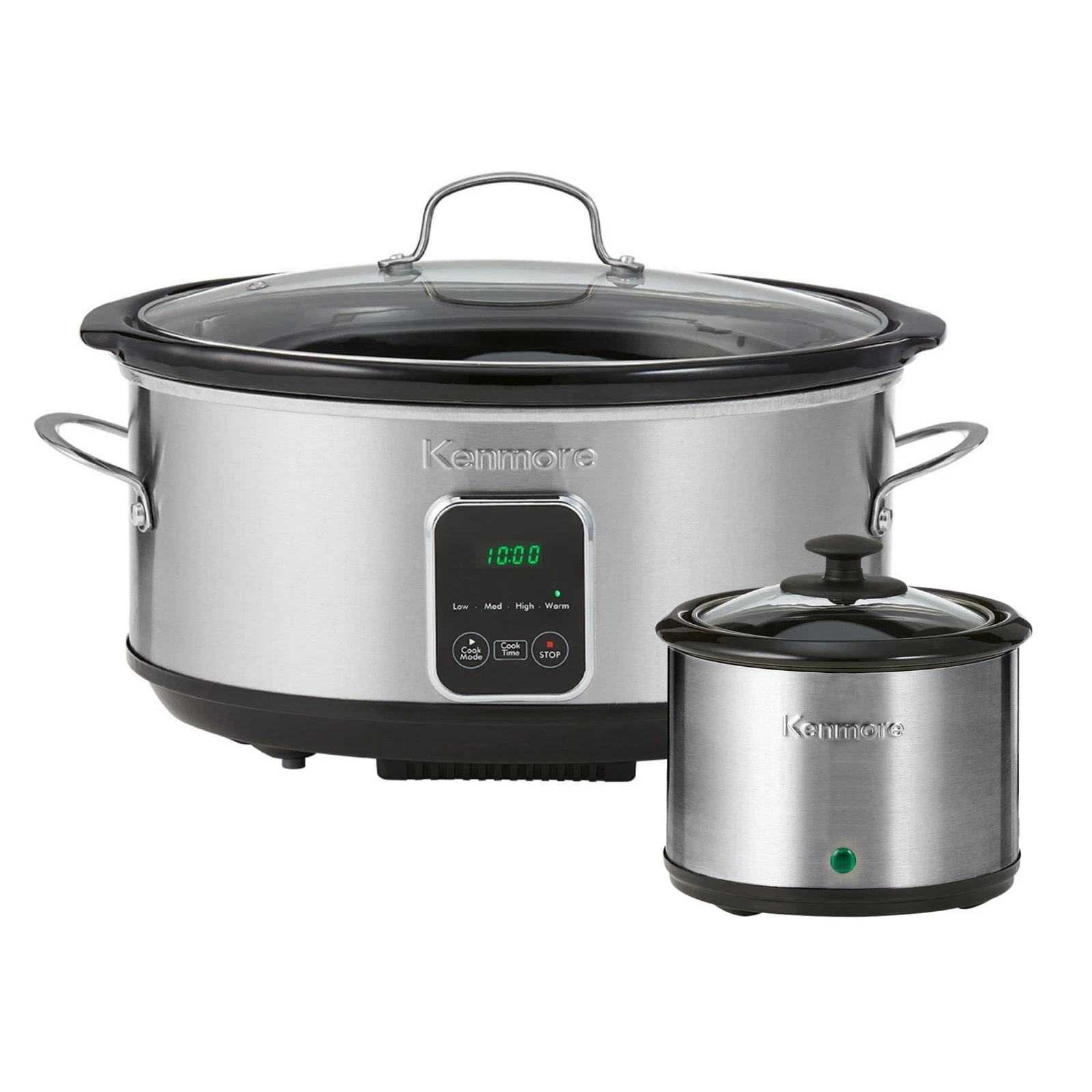 Kenmore 7 Qt Slow Cooker Programmable Digital Control Dipper Family Meals