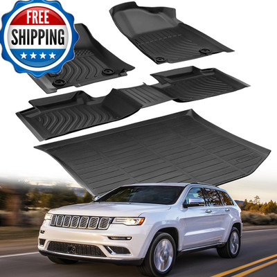 Carxion Floor Mats For Jeep Grand Cherokee 2011-2021 Not For L Cargo Trunk