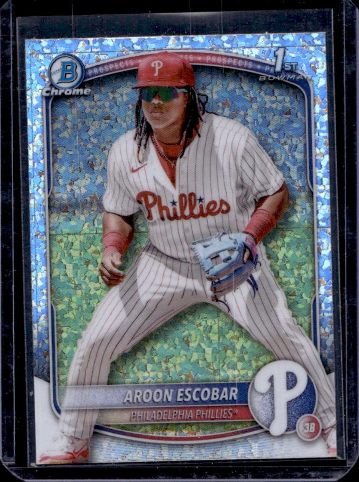 2025 Bowman Aroon Escobar Chrome Mini Diamonds Refractor 1st #BCP-65