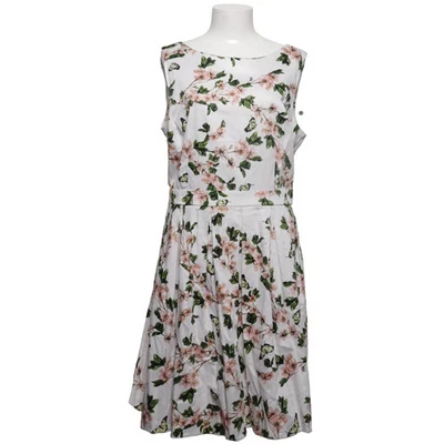 Yours, robe, taille : 48, blanc/multicolore, polyester, fleurs, femmes #gtZ - Photo 1/4