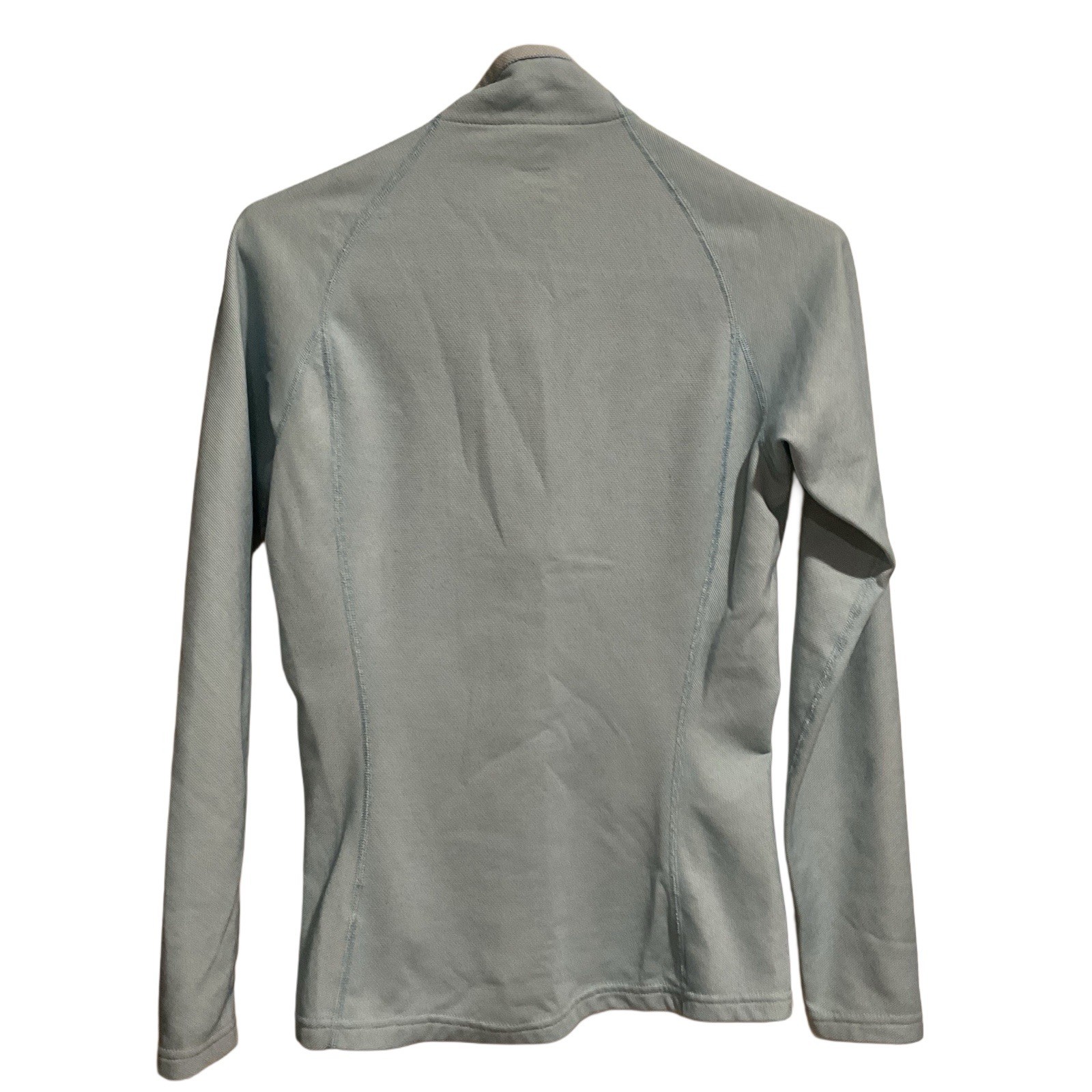 Patagonia Women's Performance Baselayer Capilene Pullover size S 1/4 Zip Blue thumbnail 2