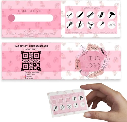 1000 Custom Folding Loyalty Cards with Your Graphics - Picture 17 of 26