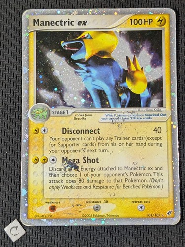 Manectric ex 101/107 - ex Deoxys Ultra Rare Holo Pokemon TCG DMG