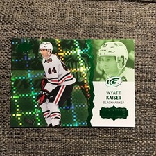 2023-24 Upper Deck Ice Rookie Green Wyatt Kaiser