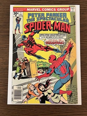 The Spectacular Spider-Man #1 (1976). VF+. Origin recap. Return of Tarantula.