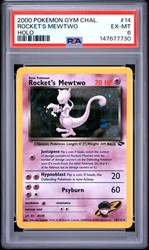 Rocket's Mewtwo 14/132 Gym Challenge Holo Rare