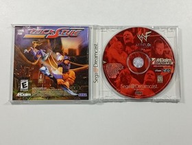 WWF ATTITUDE SEGA DREAMCAST (DC) NTSC-USA (COMPLETE - GOOD CONDITION OVERALL)