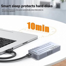 40Gbps NVMe SSD Enclosure M.2 to USB Adapter Aluminum Case 2242 2260 2280