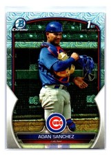 Adan Sanchez 2023 Bowman Chrome Prospects Mojo Refractor #BCP-219 Cubs