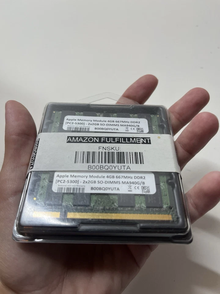 Apple 512 MB SO-DIMM 667 MHz DDR2 Memory (MA345G/A) - Image 4 of 4