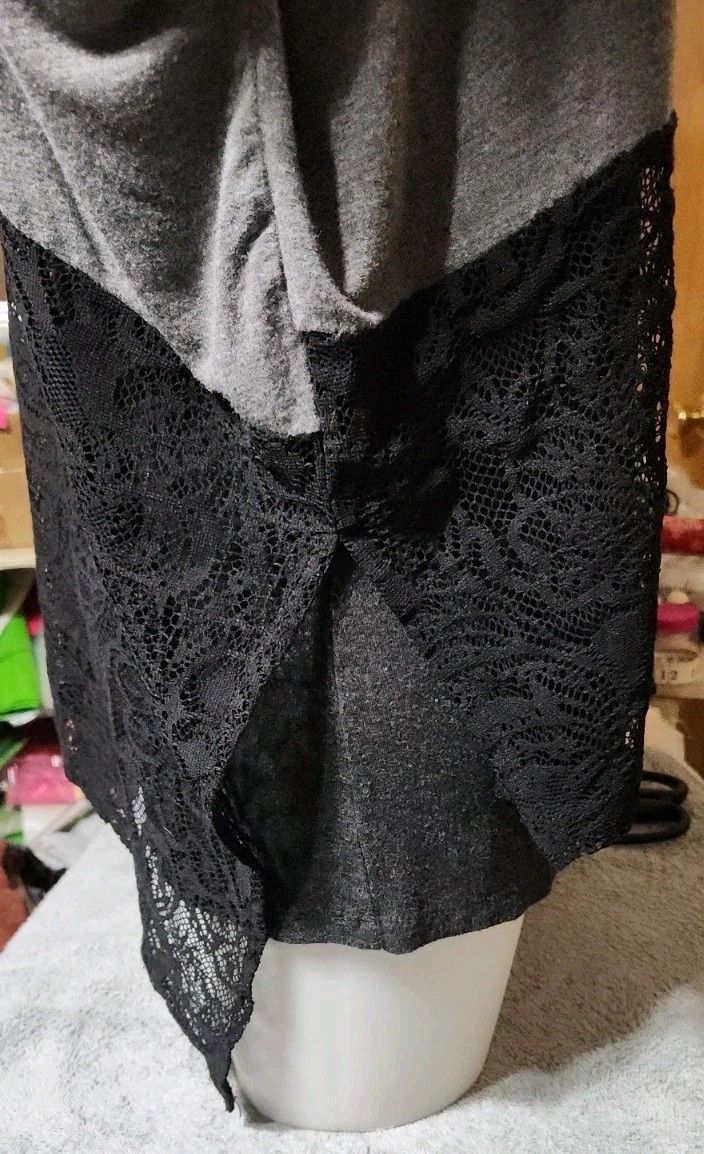 Democracy Patchwork Size Medium Tunic Top Asymmet… - image 5