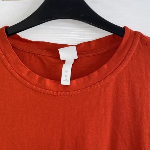 Orangey/Red, 100% Cotton, Short Sleeved, T-shirt Dress Size 18/20 (XL) By H&M - Picture 2 of 11