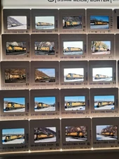 Kodachrome Railroad Slides (20) Chicago North Western CNW Alco Freight L2