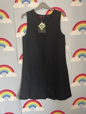 BNWT Girls Navy V By Very School Pinafore Dress Age 13-14 Years