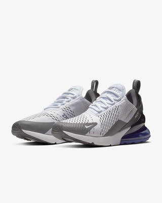 Nike Air Max 270 Casual Shoes White / Persian Violet Sz 11 AH8050 107