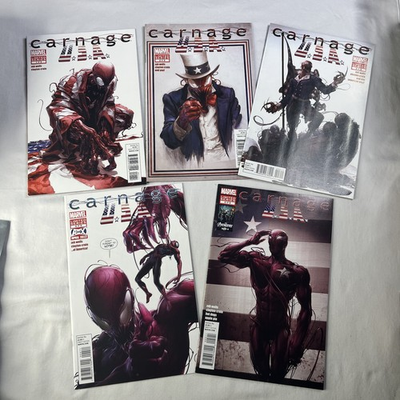 #ad #ad Carnage U.S.A. #1 5 Complete Limited Series Set Marvel Comics $125.00