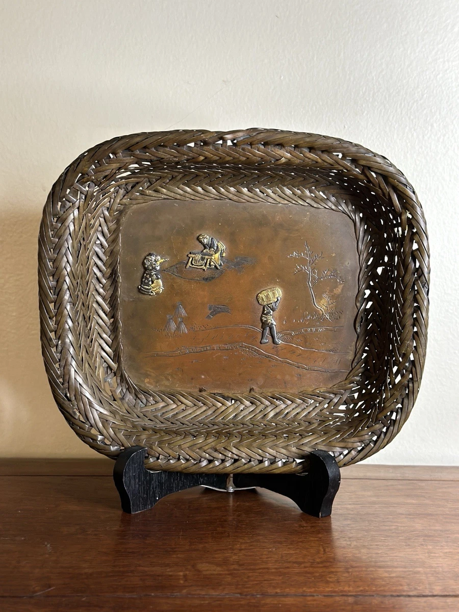Antique Woven Basket In other Japanese Antiques for sale | eBay