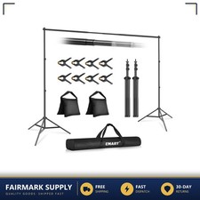 Backdrop Stand 10x7FT Adjustable Tripod for Photoshoot Party Decoration