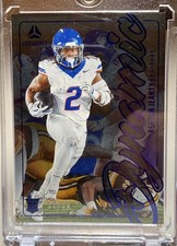 2025 Panini Luminance - Dynamic Rookies Ashton Jeanty #5 Blue /50 (RC)