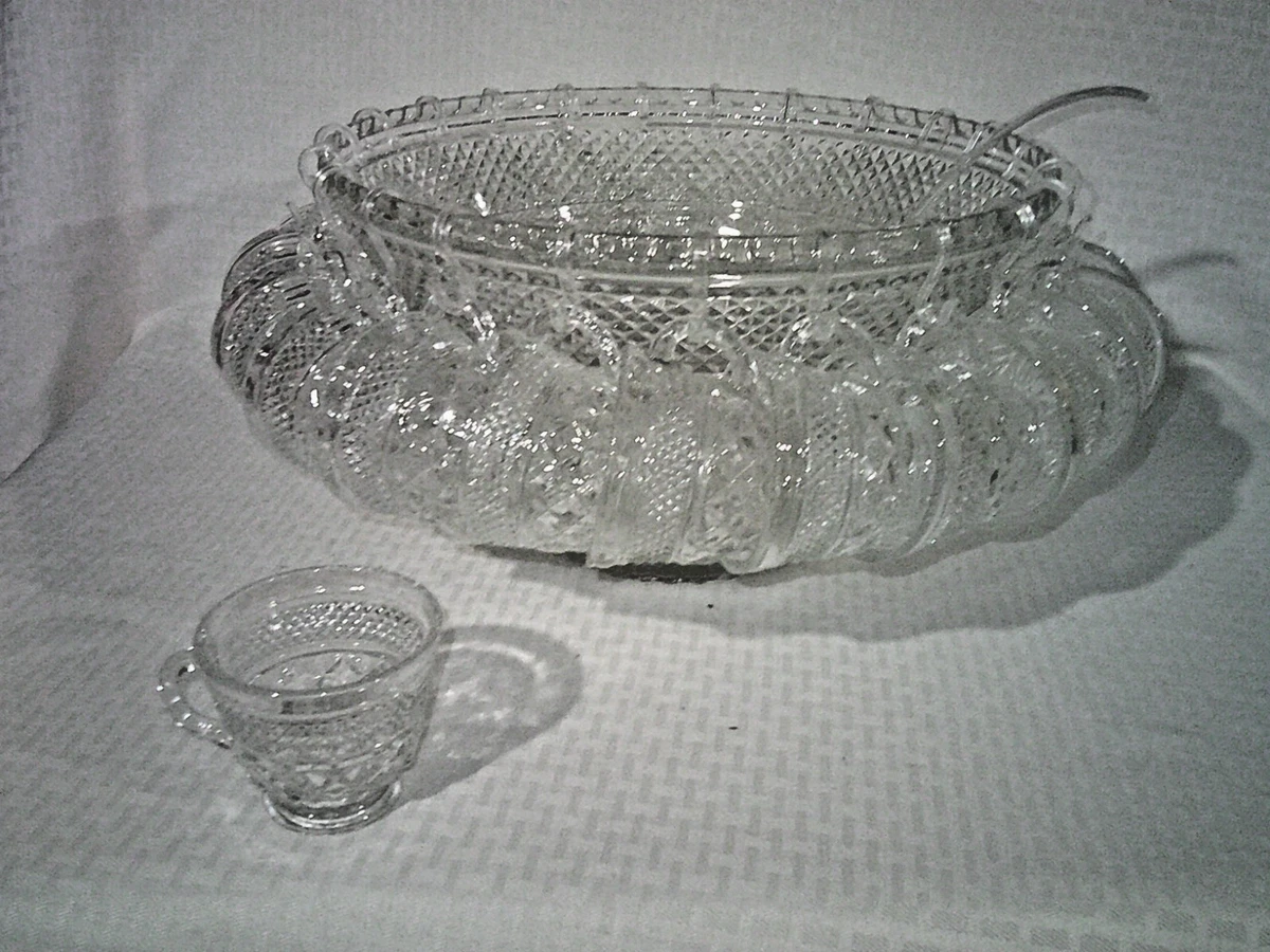 Anchor Hocking Wexford Punch Bowl Glass for sale | eBay