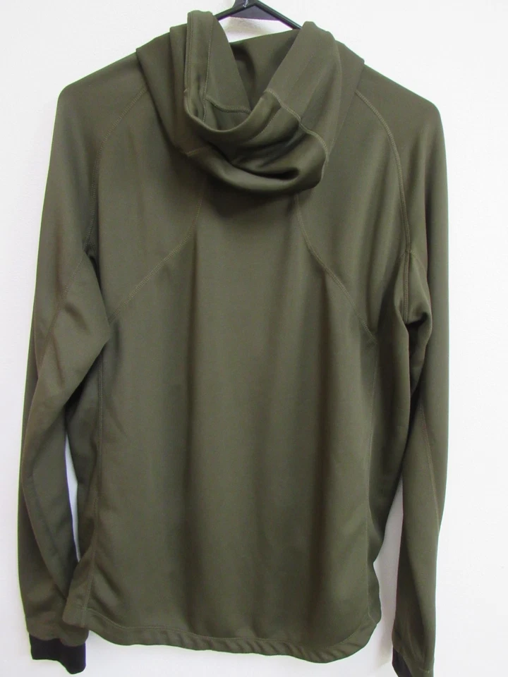 Sudadera con capucha con cremallera completa verde Tesla sudadera grande con logotipo Foto 4 de 4