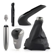 54102-sna-a02 5 Speed Gear Shift Knob With Boot For Honda Civic 2006-2011 1.8l