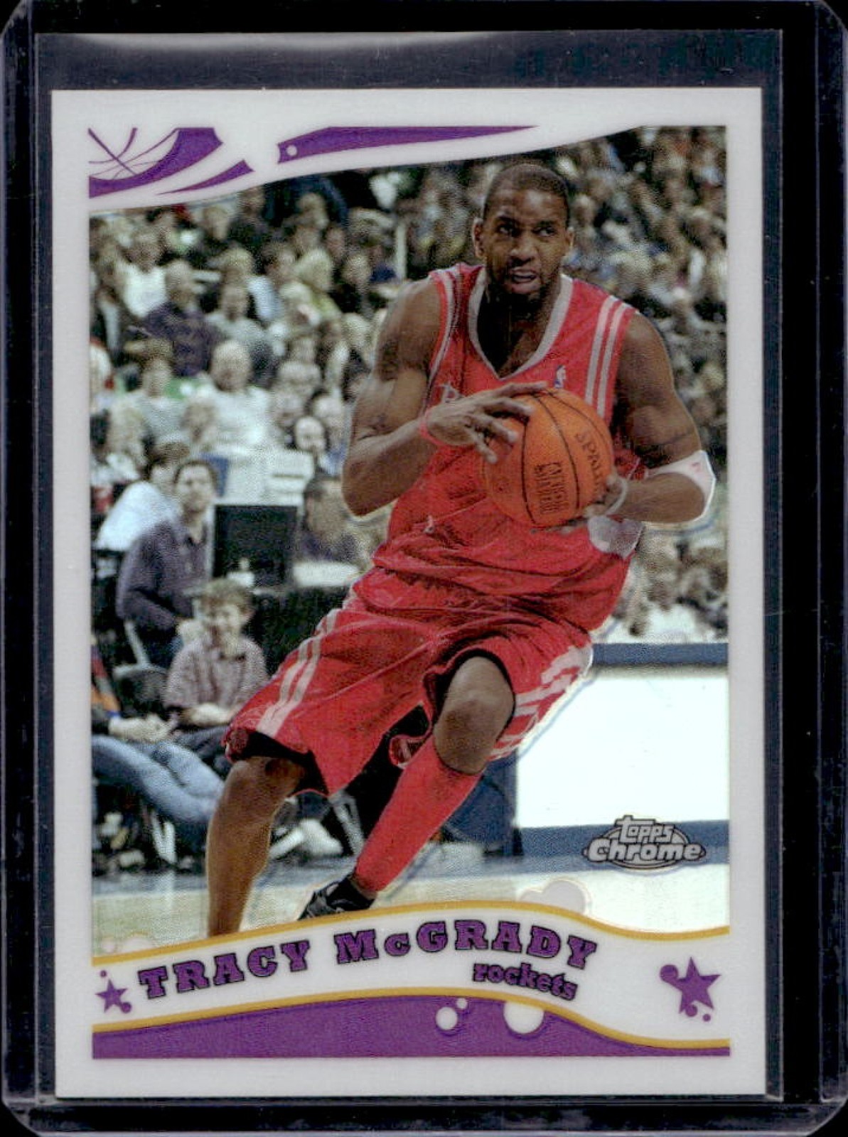 2005-06 Topps Chrome Tracy Mcgrady Refractor #/999 Rockets
