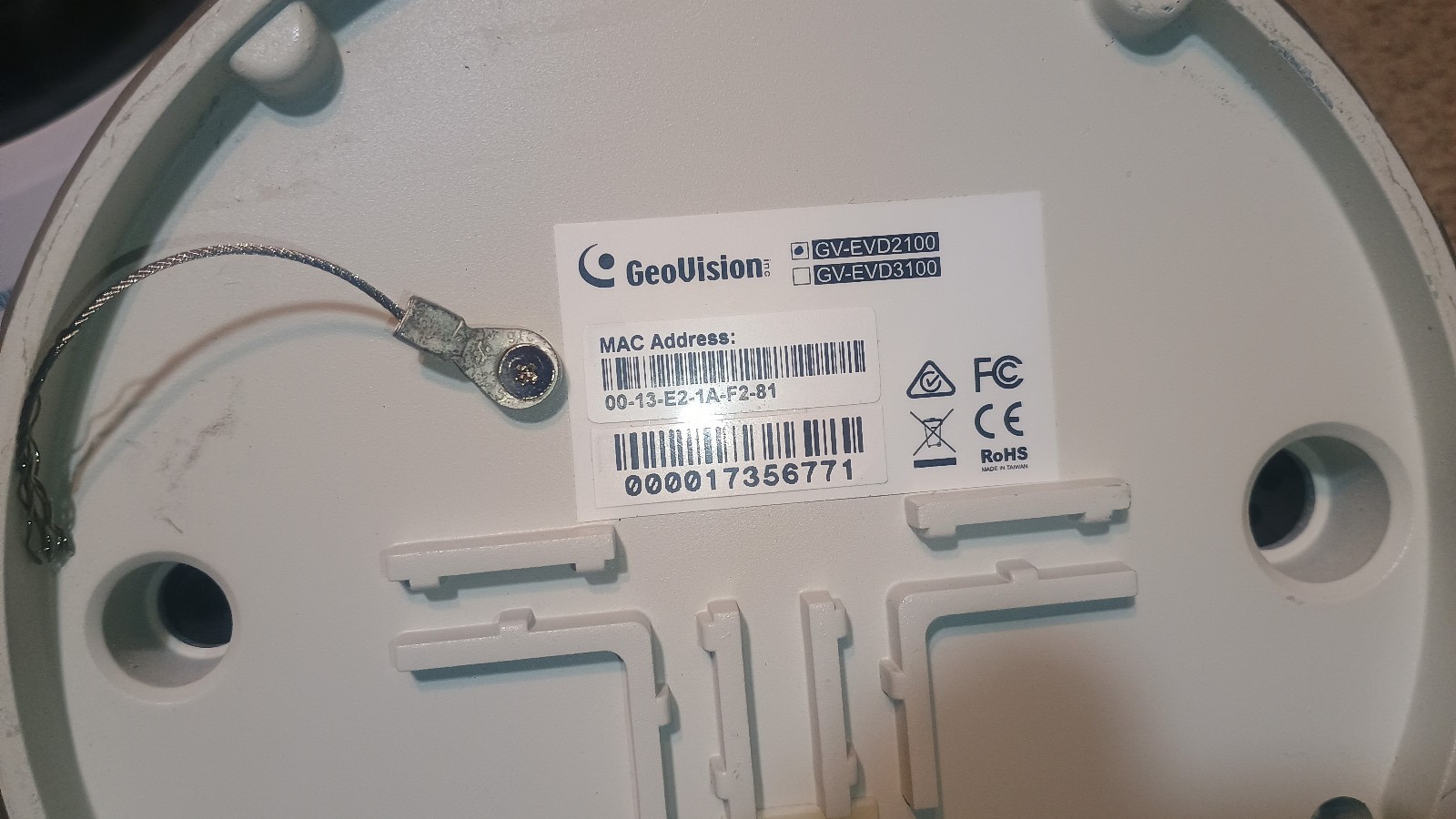 Geovision GV-EVD2100 Low Lux Vandal IP Camera, 1080P, IK10 / IP67, IR