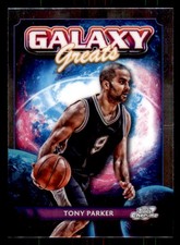 2023-24 Topps Chrome Cosmic #GG-12 Tony Parker Galaxy Greats San Antonio Spurs