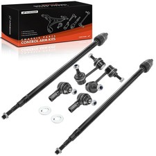 A-Premium 6Pcs Suspension Kit, Front Inner Outer Tie Rod End, Rear Sway Bar...