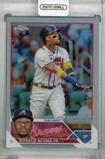 2023 Topps Chrome Atlanta Braves Ronald Acuna Jr. Base Refractor