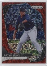 2020 Panini Prizm Quick Pitch Red Donut Circle Prizm 79/99 Bryan Abreu #89 9cf