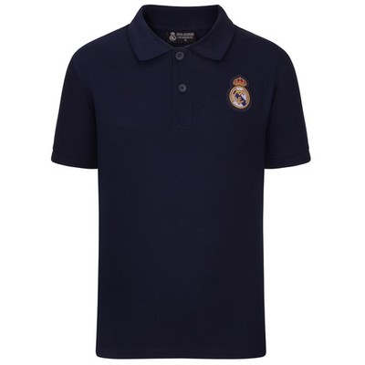 Real Madrid Jungen Poloshirt Wappen Kinder OFFIZIELLES Fußball Geschenk
