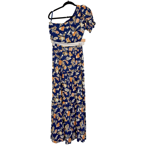 Ensemble jupe une épaule Ñ + maxi Revolve Seven Wonders Elena taille 4 fluide à plusieurs niveaux neuf - Photo 3/10