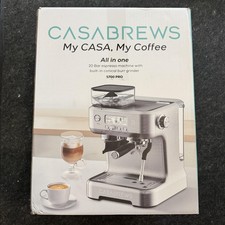 Casabrews 5700 Pro 20 Bar Espresso Machine, 92 fl oz Water Tank, Silver
