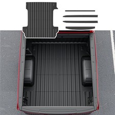  5.8FT Bed Mat Compatible with Truck Bed Mat+Truck Bed Rail Cap 37.4 inches