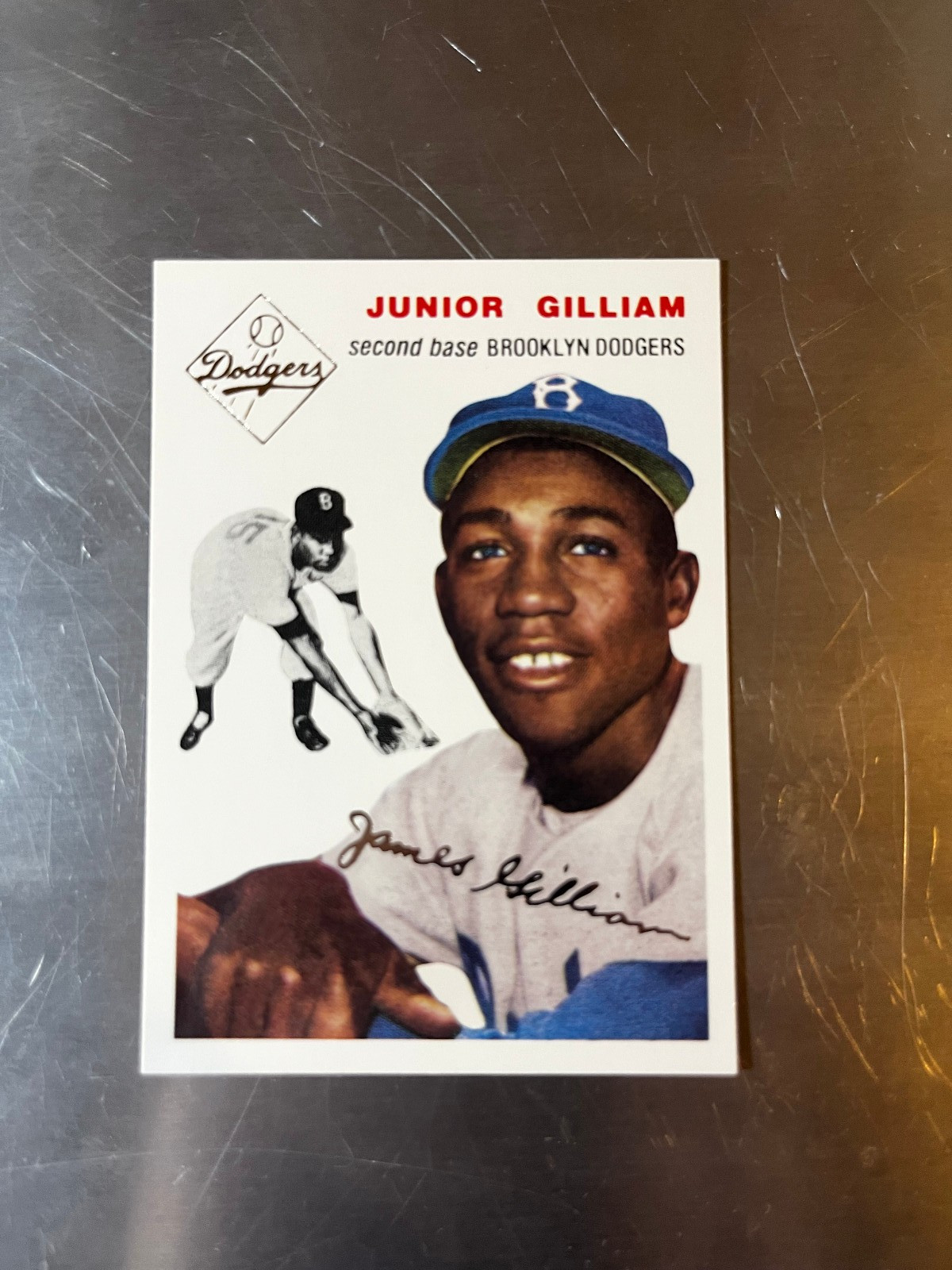 1994 Topps Archives 1954 Topps Gold Signature Parallel #35 Junior Gilliam NM
