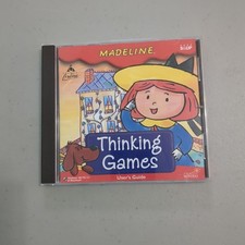 Madeline Thinking Games PC CD Rom vintage computer game