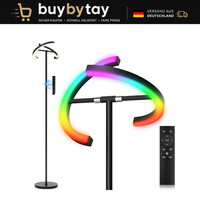 Rgb Stehlampe Led Dimmbar 20W 1300Lm 3000K-6000K Mit Fernbedienung FüR