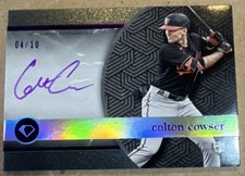 2024 Topps Diamond Icons Colton Cowser White Polychromatink Autograph 04/10 RC