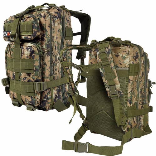 LIVABIT Outdoor Military Tactical Backpack Rucksack Hiking Camp Travel Bag Pack - Picture 14 of 17